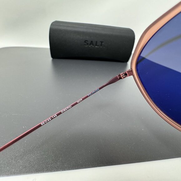 SALT Optics Sunglasses Dibergi MDR Titanium  Red Polarized Excellent Conditio main image 11